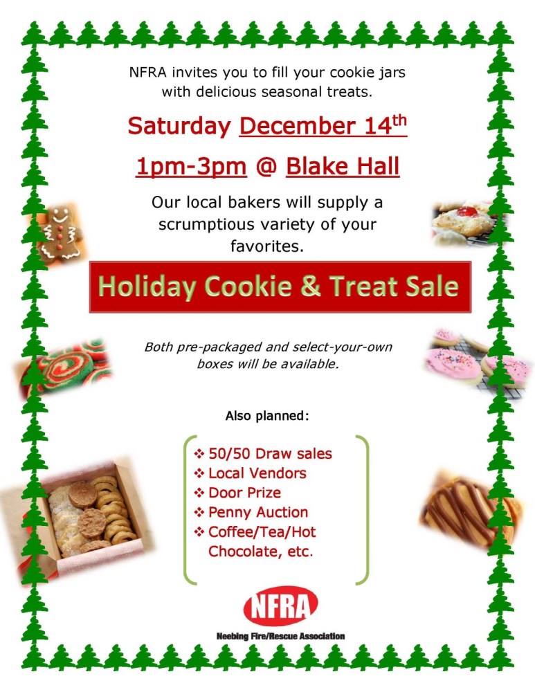 NFRA Cookie sale poster